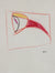 Colorful Modernist Abstract<br> 20th Century Charcoal & Pastel<br><br>#17694