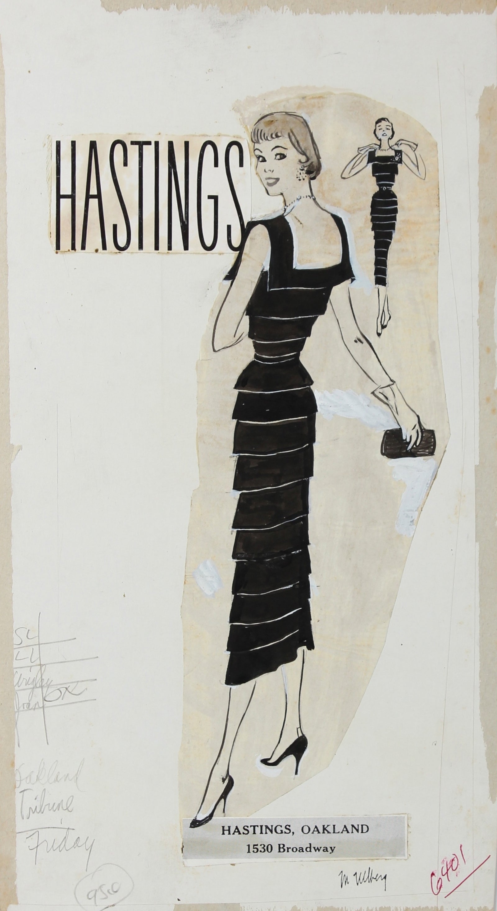 <i>Hastings</i><br>Gouache, 1946-54<br><br>#18592