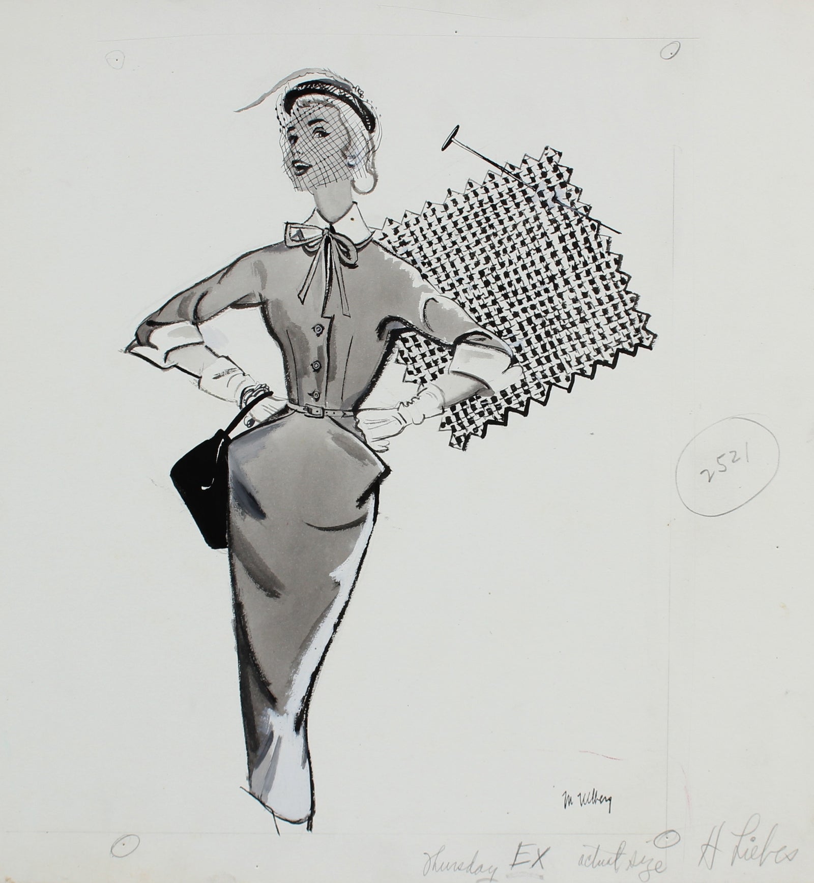 Model & Swatch<br>Mid Century Gouache<br><br>#18600