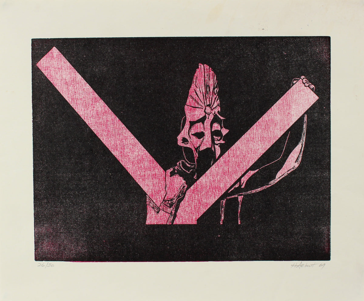 Woodcut in Red & Black<br>1969<br><br>#2207