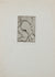 Abstract Figurative Etching <br>1960-70s <br><br>#2208A