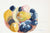 Fruitbowl Still Life<br>Late 20th Century Watercolor<br><br>#22646