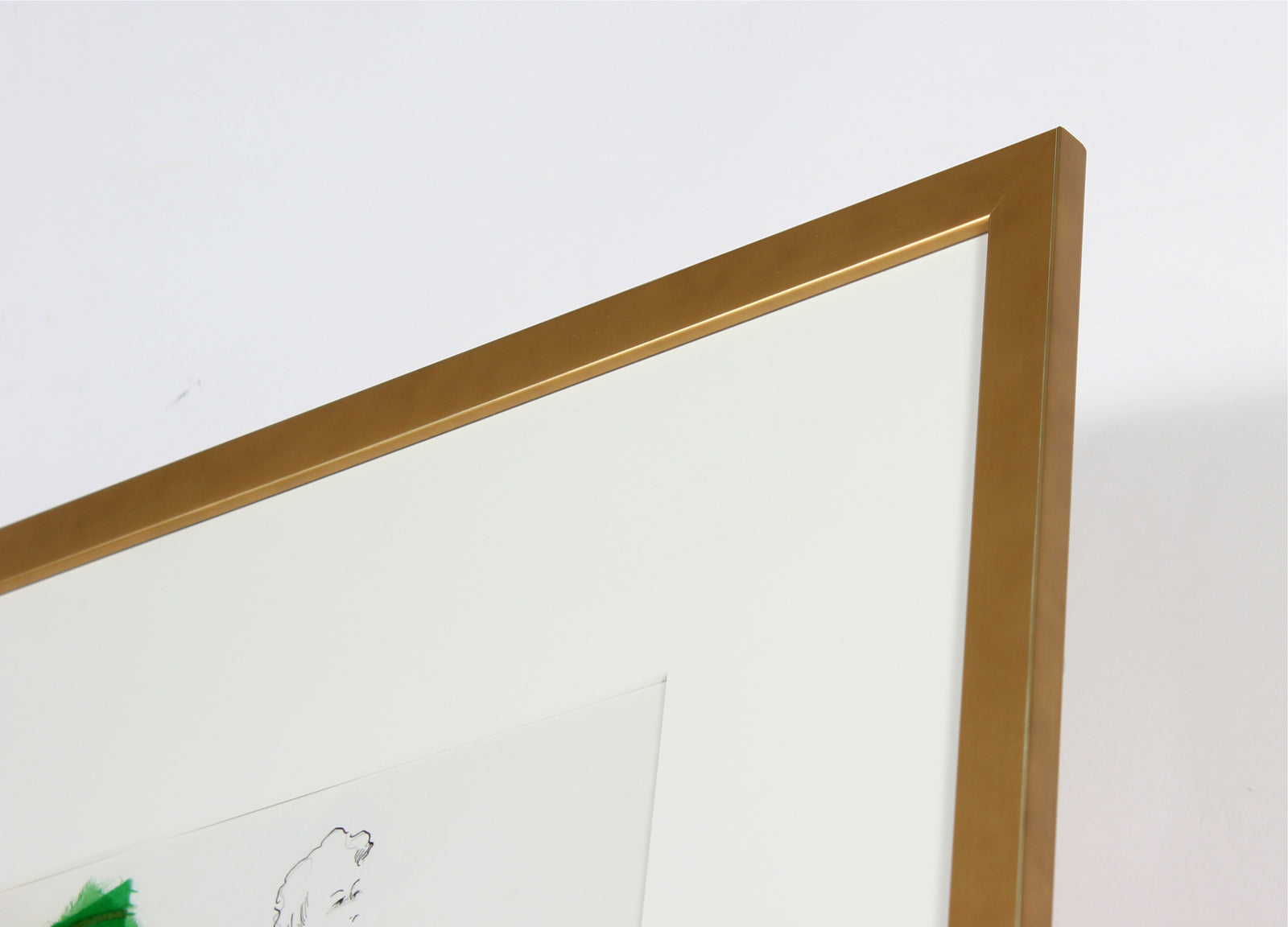 Lime Green Shear Dress<br> Gouache & Ink Fashion Illustration<br><br>#26177