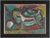 Colorscape with Dog<br>1940-60s Oil<br><br>#4282