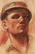 Working Man<br>Early-Mid 20th Century Pastel<br><br>#90750