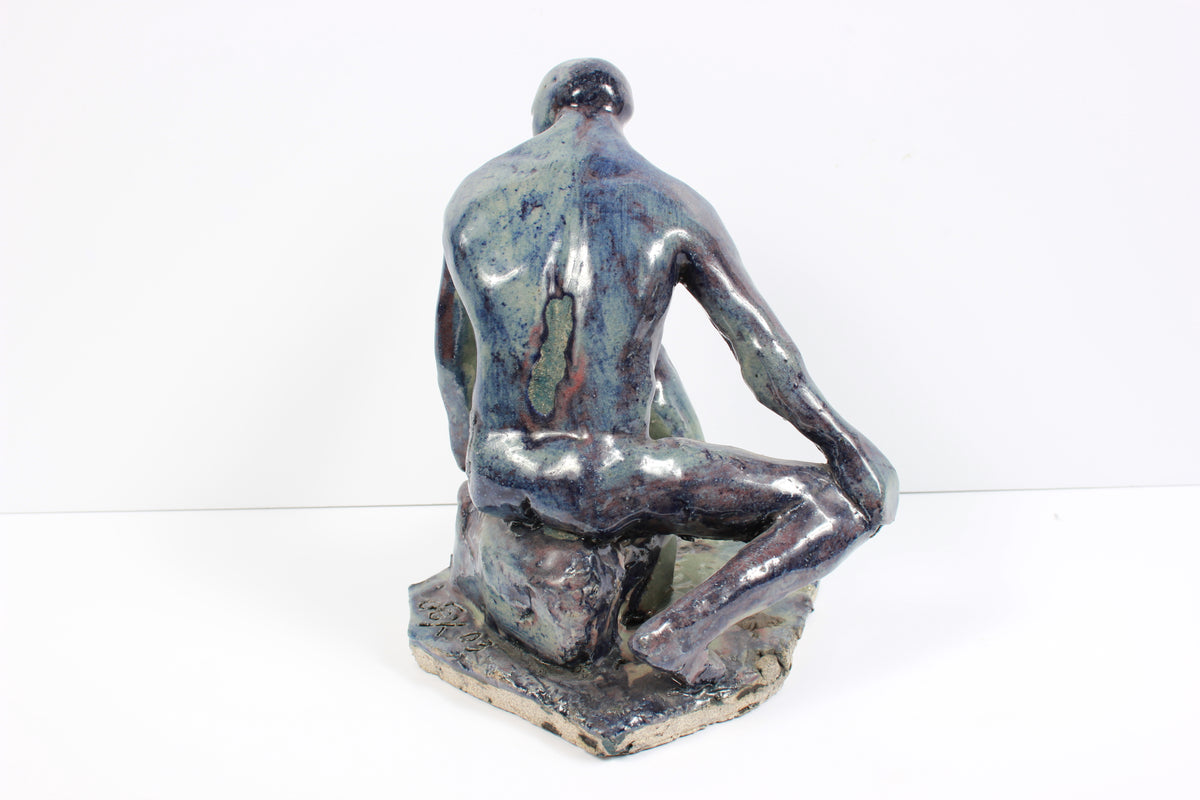 Blue Man Nude<br>2003 Ceramic<br><br>#31993