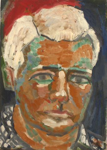 Portrait of a Man<br>Mid Century Oil<br><br>#4885