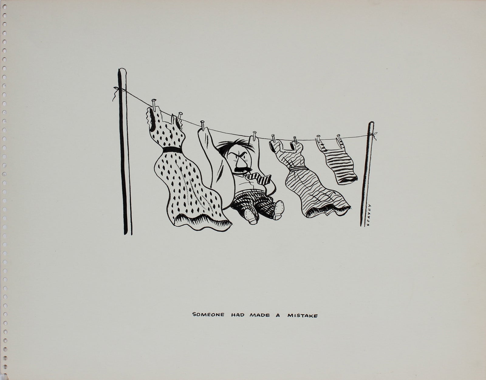 <i>Someone Had Made A Mistake</i><br>1946 Ink Comic<br><br>#3463