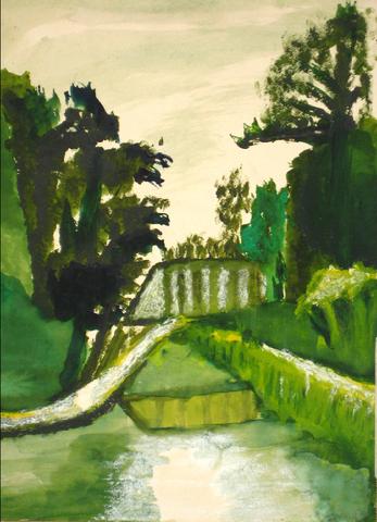 Charles Hutson Drawing & Watercolor - Lost Art Salon