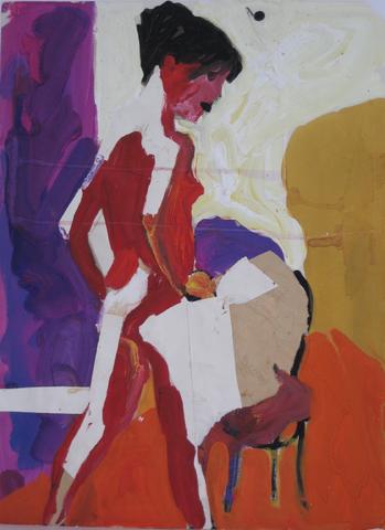 <i>Figure #10</i><br>1950-60s Distemper Woman<br><br>#3694