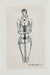 Petite Monochromatic Deconstructed Figure <br>1952 Ink <br><br>#3502