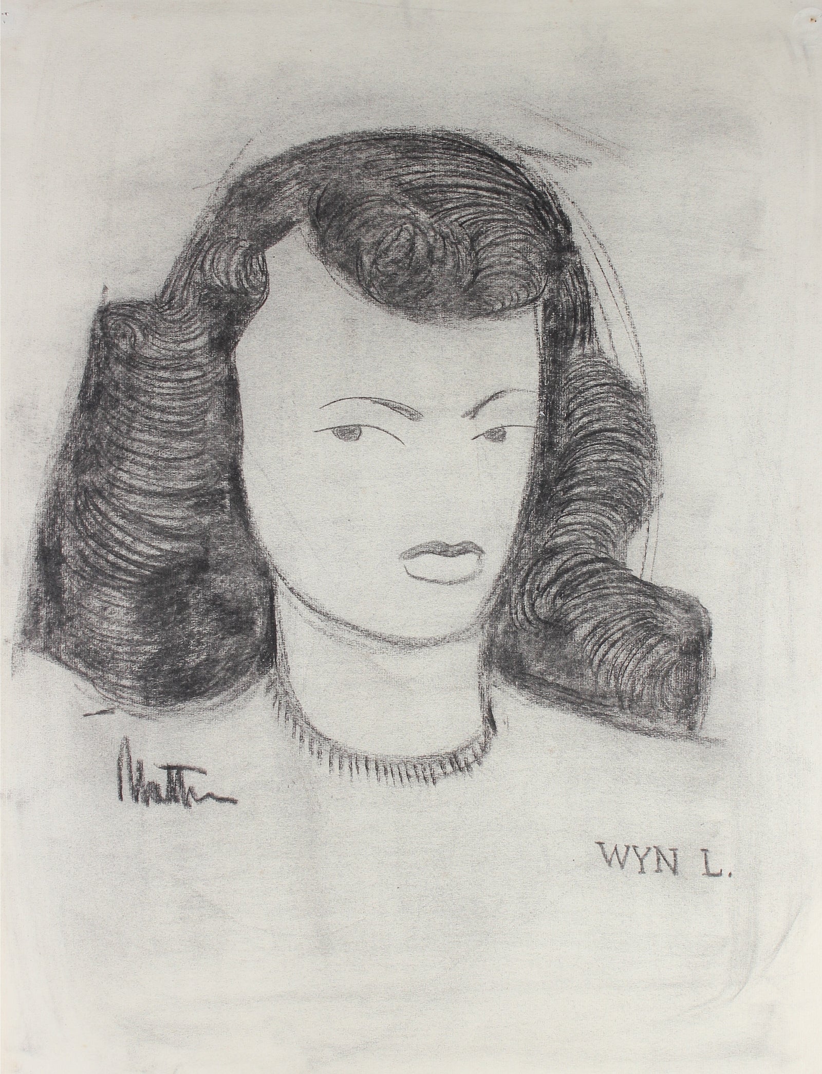 <i>WYN L.</i> <br>1945 Charcoal <br><br>#35141