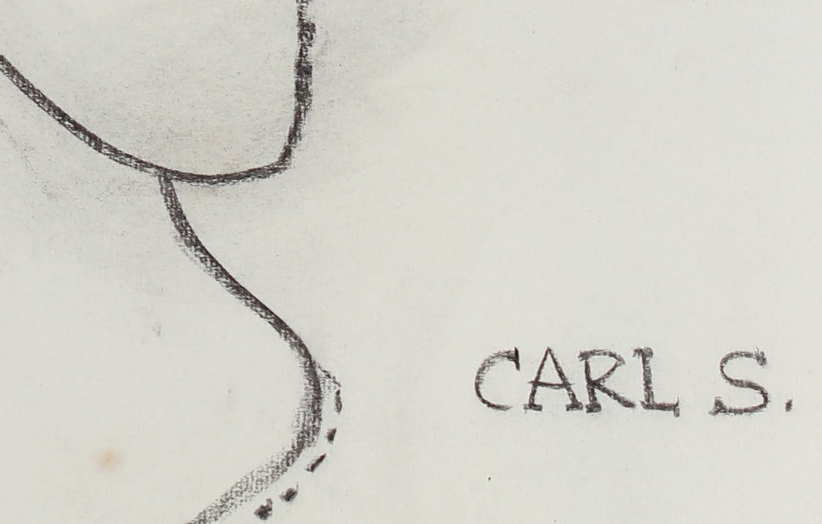 <i>Carl S.</i> <br>1945 Charcoal <br><br>#35146