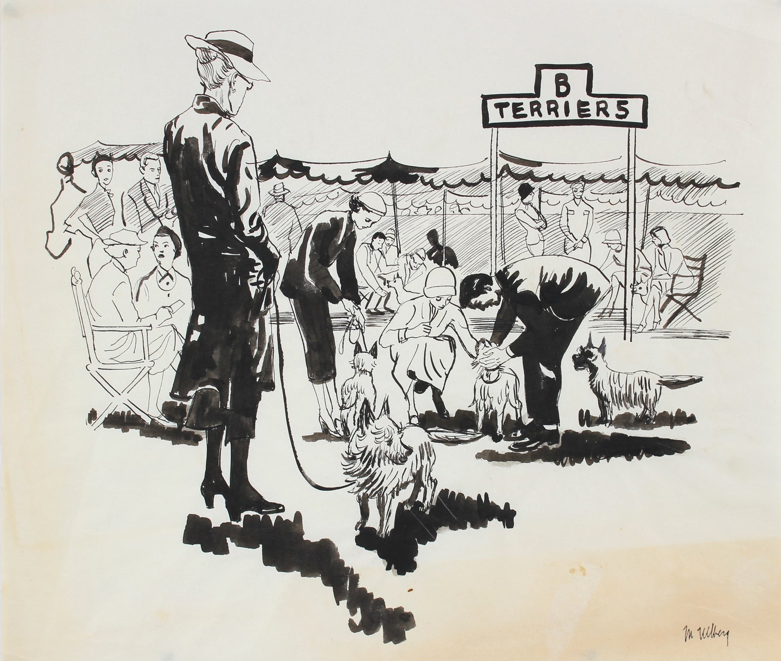 Marjorie Ullberg Drawing & Watercolor - Lost Art Salon