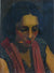 <i>Florence With Scarf</i><br>1930 Oil & Mixed Media on Paper<br><br>#9501