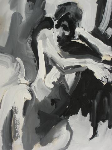 <i>Male Figure #40</i><br>1950-60s Distemper Scene<br><br>#3718