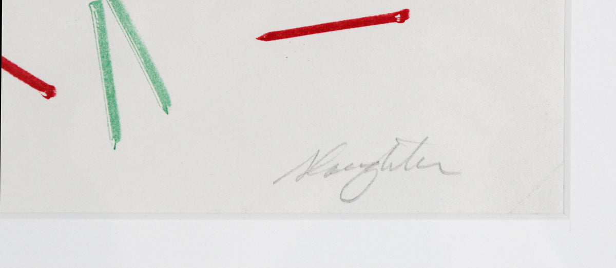 <i>Nails</i> <br>Early 1980s Chromo-Static Monotype <br><br>#36098