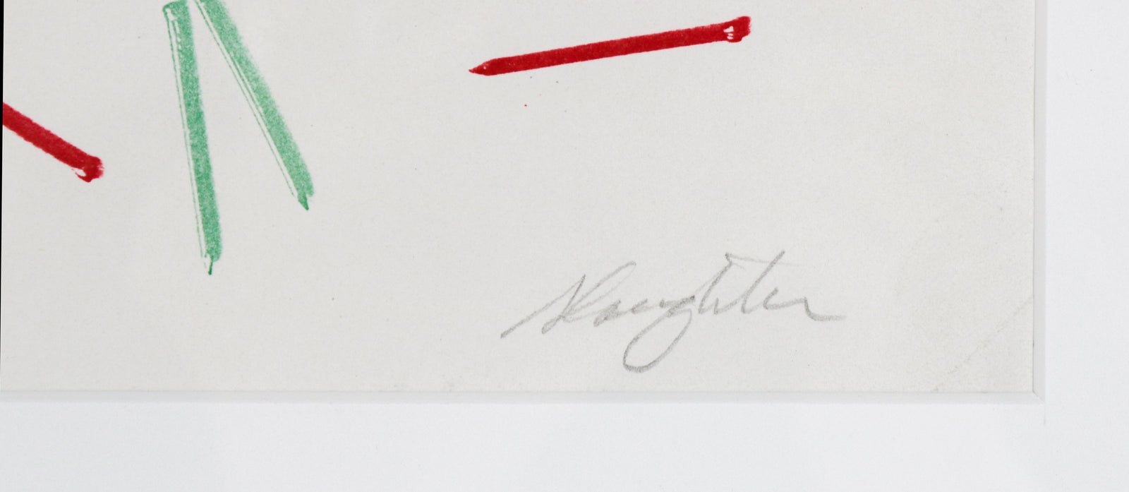 <i>Nails</i> <br>Early 1980s Chromo-Static Monotype <br><br>#36098