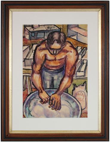 Kneading Dough<br>1943 Goauche<br><br>#30971