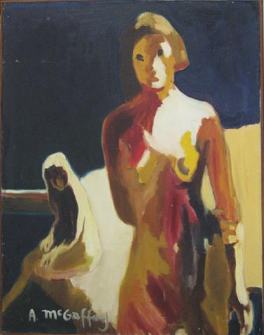 <i>Solitude</i><br>1965 Oil Scene<br><br>#3817