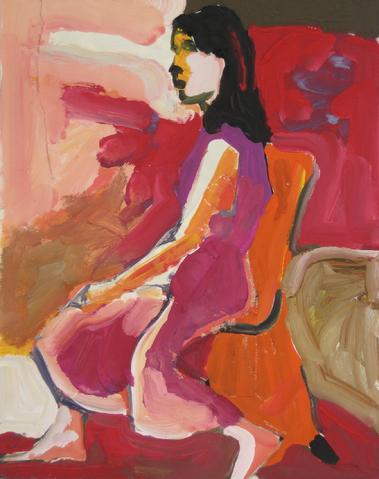 <i>Female #17</i><br>Mid Century Distemper<br><br>#3710