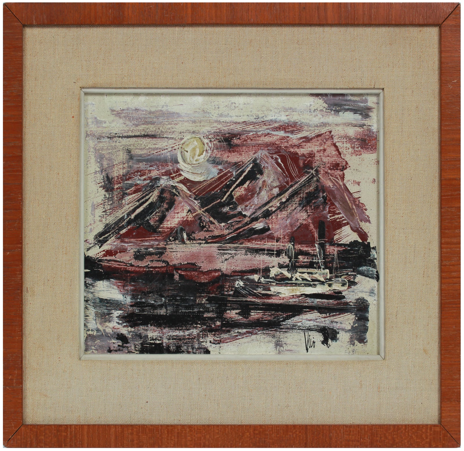 <i>Fjord</i>, Norway <br>1961 Oil <br><br>#38173