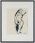 Modernist Standing Nude <br>1940-50s Stone Lithograph <br><br>#38860