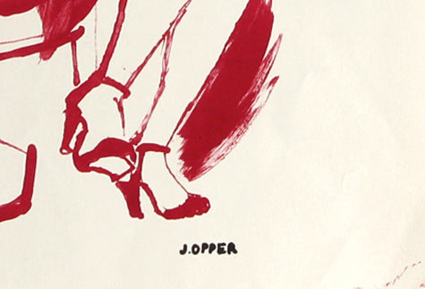 Woman Seated at the Bar <br>1940-50s Stone Lithograph <br><br>#38865