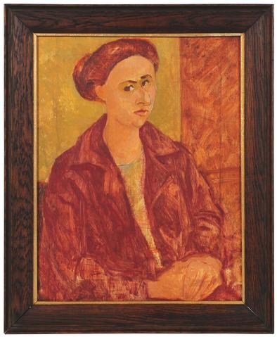 Portrait of the Artist's Wife<br>1930s Oil<br><br>#49228