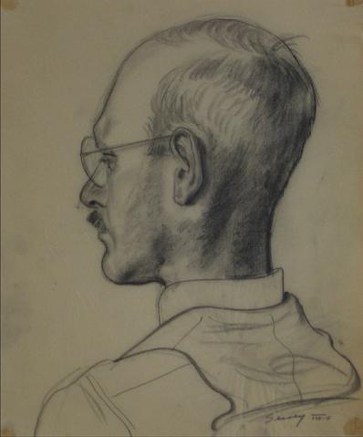 Portrait Study&lt;br&gt;1920-30s Graphite&lt;br&gt;&lt;br&gt;#9485