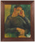 Thoughtful Man<br>1940s Oil<br><br>#56116