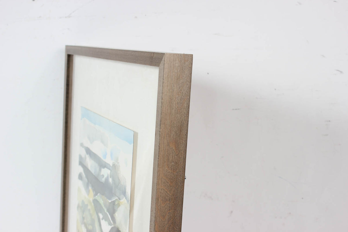 <i>Hills at Crystal Springs</i>, San Mateo<br>20th Century Watercolor<br><br>#43703