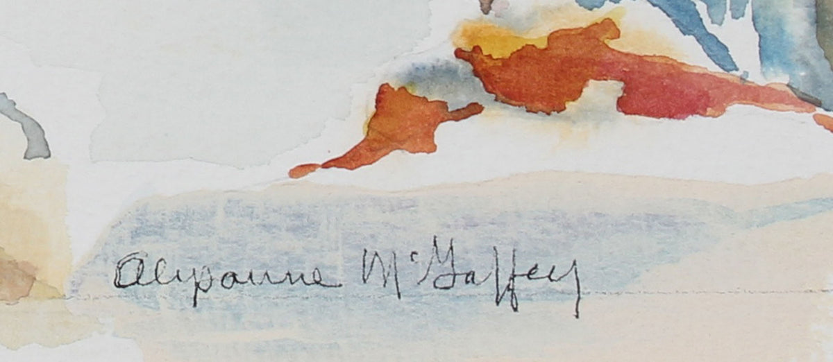 <i>Sand Dunes</i> <br>20th Century Watercolor <br><br>#43995