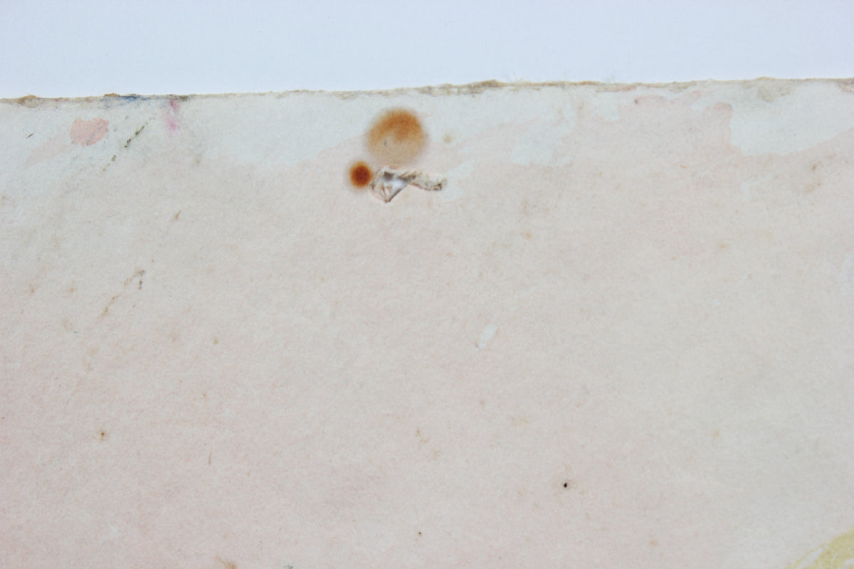 Modernist Nude Abstraction<br>1940-60s Watercolor<br><br>#4542