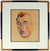 Male Portrait Study<br>Mid Century Monotype & Pastel<br><br>#49939