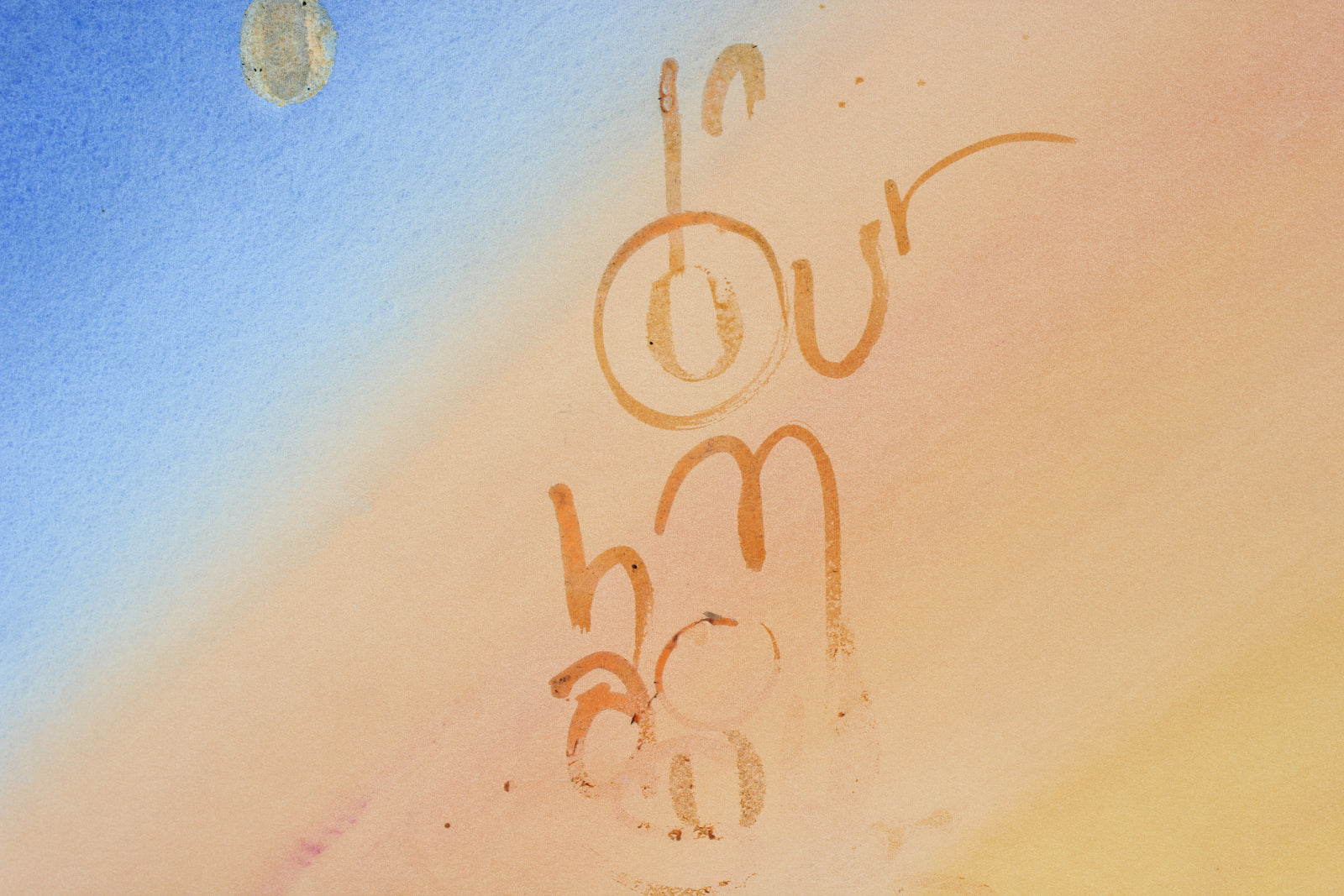 Abstracted Atmosphere <br>Late 20th Century Watercolor <br><br>#47086