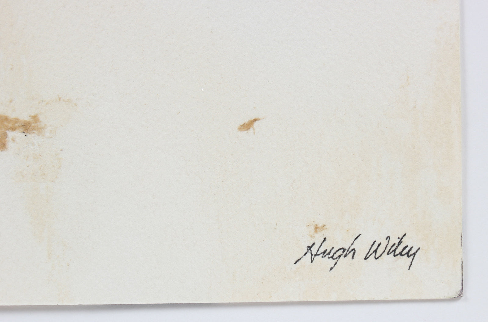 Yellow and Blue Abstract <b>X</b><br>20th Century Watercolor<br><br>#47228