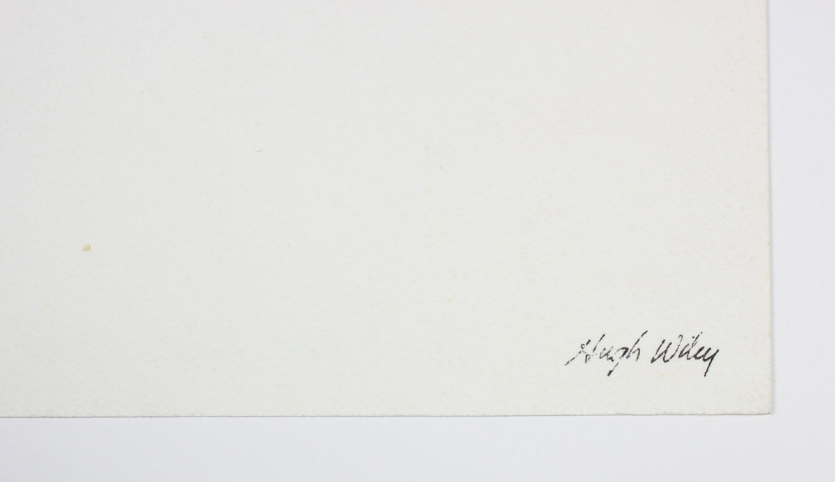 Nighttime Moon & Sky<br>Late 20th Century Watercolor<br><br>#47304