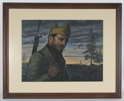 <i>Spanish Civil War</i><br>1930-60s Oil<br><br>#14486