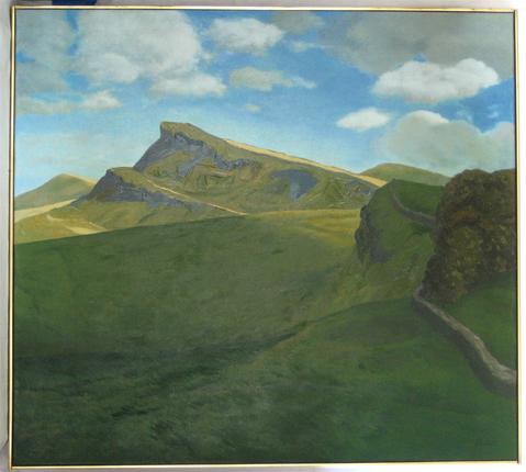<i>Hadrian's Wall - Northumberland</i><br>Oil, 1972<br><br>#15860