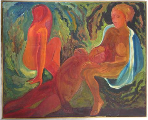 <i>Persephone</i><br>1982 Bay Area Figurative Oil<br><br>#13269