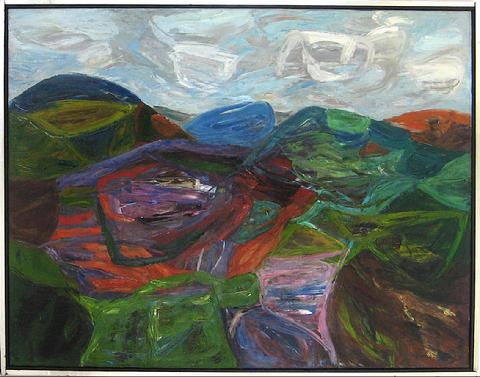 <i>The Moors</i><br>1970 Oil Scene<br><br>#15853