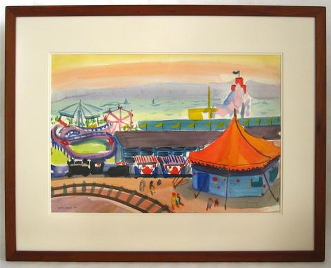 &lt;i&gt;The Fair&lt;/i&gt;&lt;br&gt; 1933 Watercolor&lt;br&gt;&lt;br&gt;#16085