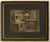 Reading by Lamp Light<br>1920-40s Charcoal Interior Scene<br><br>#9582