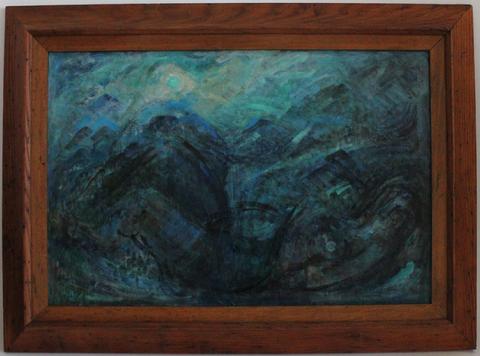 <i>Mine Toulings in Moonlight, Colorado</i><br>Oil, 1956<br><br>#19082