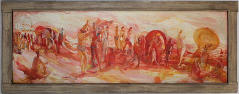 <i>Beach, Watch Hill, Connecticut</i><br>Mid Century Oil<br><br>#19285