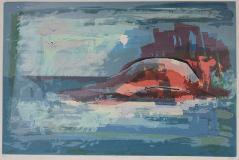 <i>The Cove</i><br>1960s Serigraph<br><br>#19497