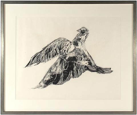 <i>Dove</i><br>1960s Woodcut<br><br>#8595