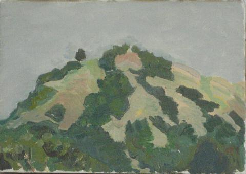 Bay Area Hillside Scene&lt;br&gt;Oil, 1940-70s&lt;br&gt;&lt;br&gt;#4242