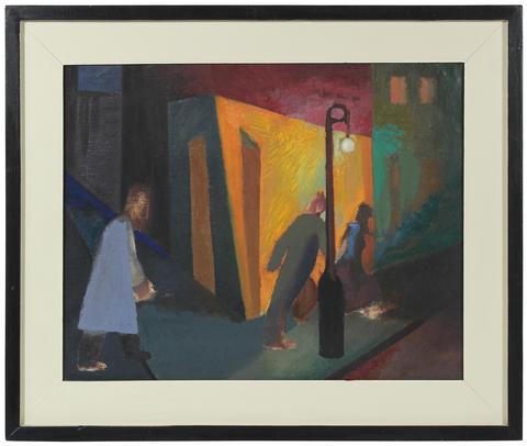 Night in the City<br>1940s Oil<br><br>#49237